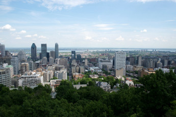 Картинка канада квебек монреаль города панорамы