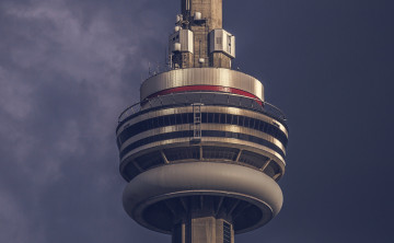 Картинка города торонто+ канада торонто башня си-эн тауэр
