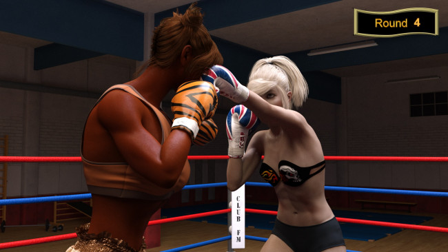 Обои картинки фото 3д графика, спорт , sport, фон, взгляд, девушки, бокс, ринг