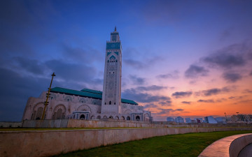 Картинка hassan+ii+mosque casablanca morocco города -+мечети +медресе hassan ii mosque