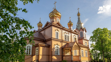 обоя города, - православные церкви,  монастыри, церковная, архитектура, дерево, церковь, купола, россия
