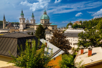 Картинка города зальцбург+ австрия панорама