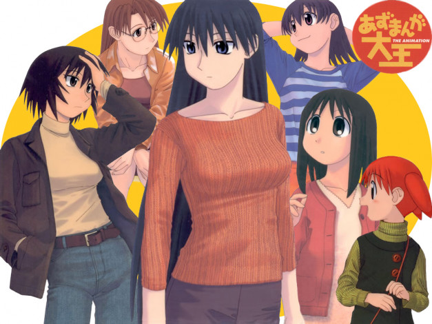 Обои картинки фото аниме, azumanga, daioh