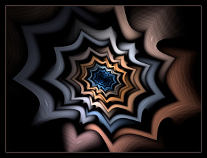 Картинка 3д графика fractal фракталы абстракция узор тёмный