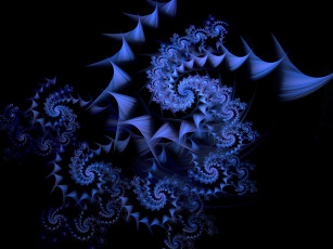 Картинка 3д графика fractal фракталы узор фрактал