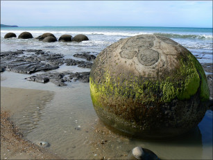 Картинка природа камни минералы волны море