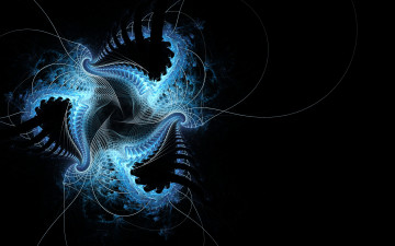 Картинка 3д графика fractal фракталы узор абсртракция