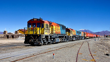 Картинка техника поезда железная дорога локомотивы сцепка цистерны грузовой состав