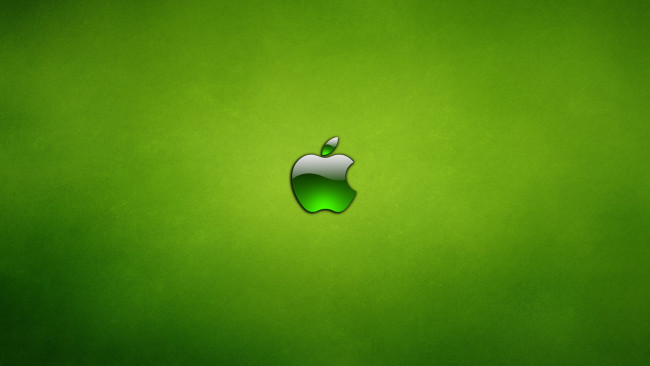Обои картинки фото компьютеры, apple, mac, osx, яблоко, зеленый