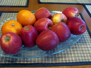 Картинка еда фрукты +ягоды яблоки апельсины