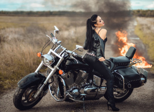 Картинка диана+липкина мотоциклы мото+с+девушкой девушка красивая супер секси няша нежная классная модница лапочка мадам