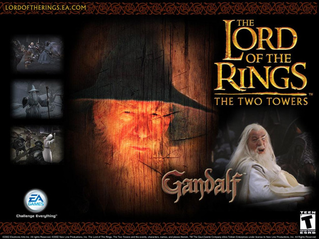 Обои картинки фото the, lord, of, rings, two, towers, видео, игры