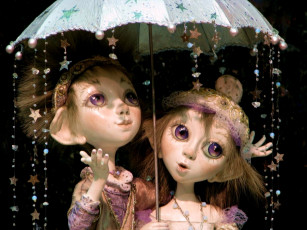 Картинка разное игрушки куклы зонт