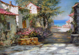 Картинка александр милюков крымский пейзаж рисованные крым