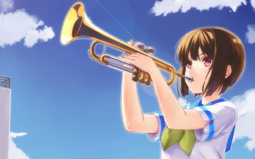 Картинка аниме sound+horizon взгляд девушка фон