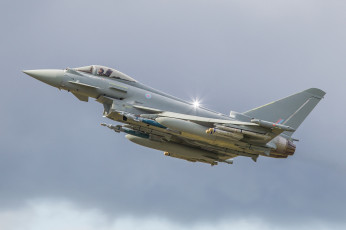 Картинка ef-2000+typhoon авиация боевые+самолёты истребитель