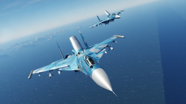 Обои картинки фото авиация, боевые самолёты, кб, сухого, палубный, истребитель, су-33