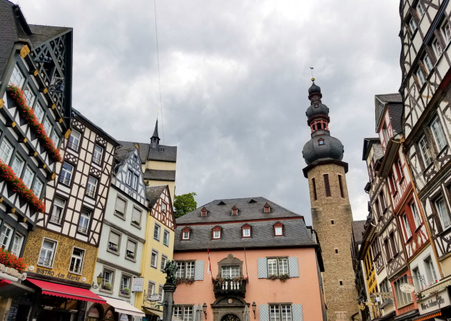 Обои картинки фото города, кохем , германия, башня