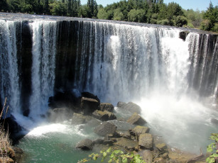Картинка laja falls chile природа водопады водопад