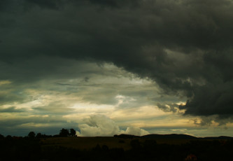 Картинка природа облака поле мрак