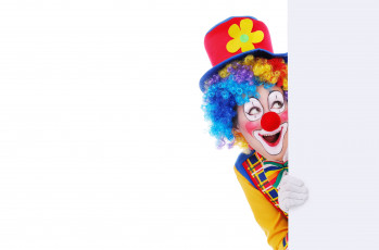 Картинка разное маски карнавальные костюмы клоун