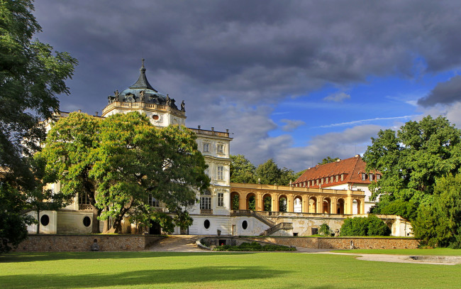 Обои картинки фото czech, republic, castle, ploskovice, города, дворцы, замки, крепости, Чехия, замок