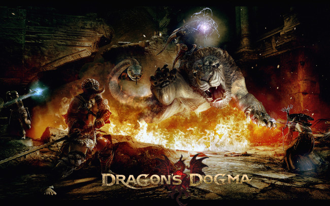 Обои картинки фото dragons, dogma, видео, игры, dragon`s
