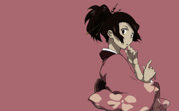 Картинка аниме samurai+champloo девушка взгляд fuu кимоно