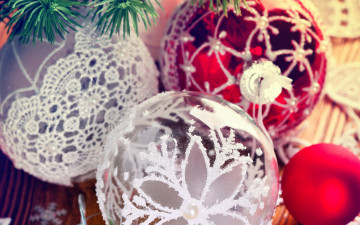 Картинка праздничные шары украшения новый год christmas-tree decoration new year