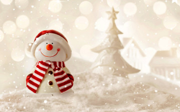 Картинка праздничные снеговики новый год зима снег снеговик christmas merry snow winter