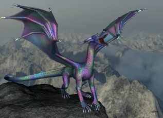 Картинка 3д+графика существа+ creatures дракон