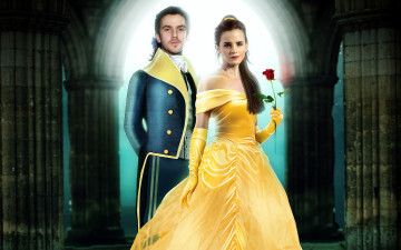 обоя кино фильмы, beauty and the beast, emma, stevens, dan, watson