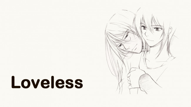 Обои картинки фото аниме, loveless, пара, рицка, агатсума, соби