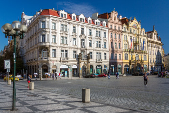 обоя old town square, города, прага , чехия, old, town, square