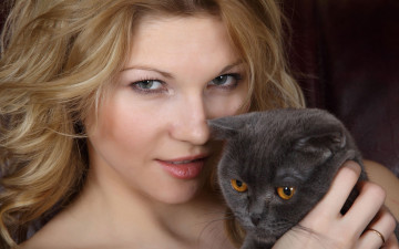 Картинка девушки -+лица +портреты блондинка кот