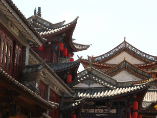 Картинка города -+здания +дома китайский постройки азия архитектура