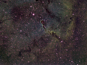 Картинка ic 1396 космос галактики туманности