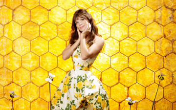 Картинка Anna+Friel девушки   девушка пчелы