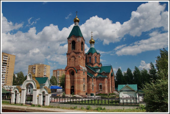Картинка города православные церкви монастыри комсомольский район храм святителя тихона россия тольятти