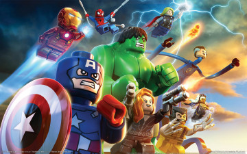 Картинка lego+marvel+super+heroes видео+игры lego игрушки