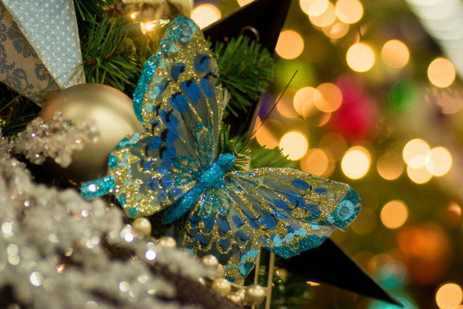 Обои картинки фото праздничные, украшения, бабочка