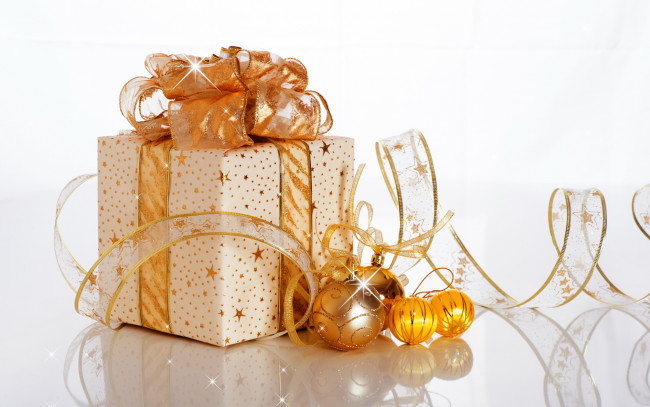 Обои картинки фото праздничные, подарки и коробочки, шарики, лента, коробка