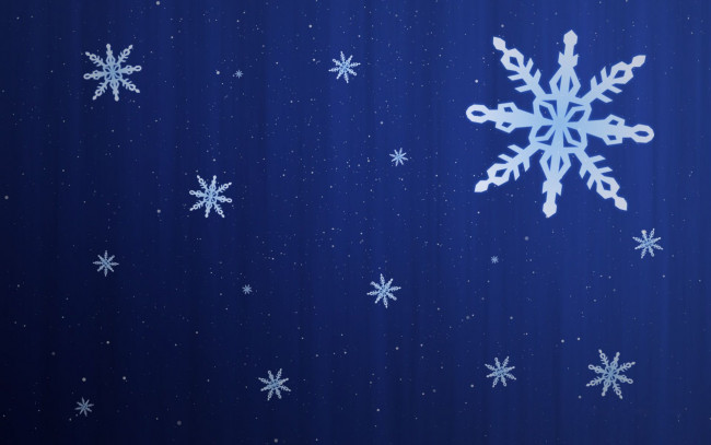 Обои картинки фото праздничные, снежинки и звёздочки, снежинки