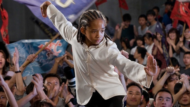 Обои картинки фото the karate kid , 2010, кино фильмы, каратэ, пацан, драма, спорт, джейден, смит, jaden, smith, dre, parker