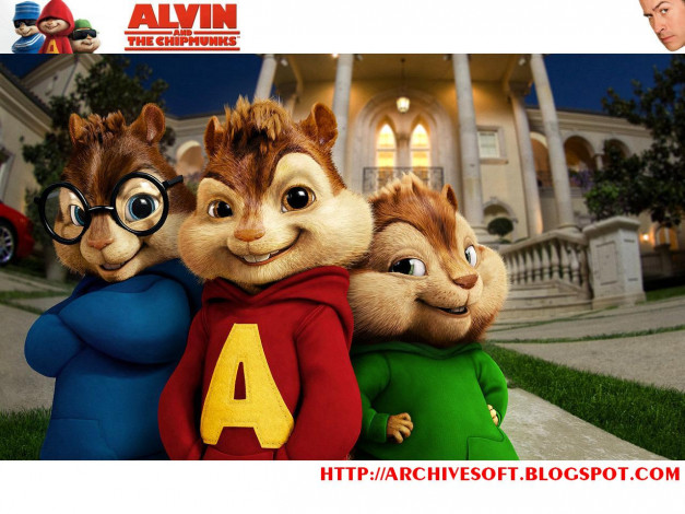 Обои картинки фото alvin, and, the, chipmunks, мультфильмы