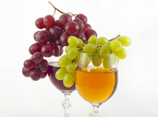 обоя еда, виноград, вино, бокалы