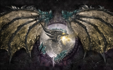 Картинка фэнтези драконы fantasy dragon дракон крылья