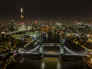 обоя tower bridge, города, лондон , великобритания, простор
