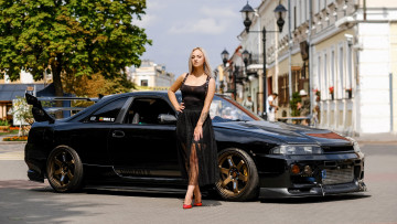Картинка автомобили -авто+с+девушками nissan skyline r33 диана бузук