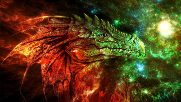 Картинка фэнтези драконы дракон сказочное существо графика